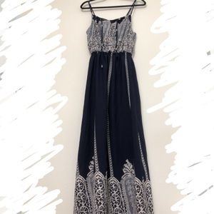 Navy Blue Maxi Dress